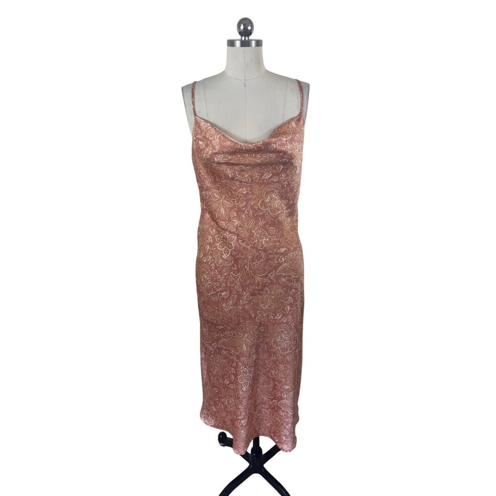 Dress Forum Slip Dress Womens Small Paisley Boho Chic Modern Romanticism 90s Y2K